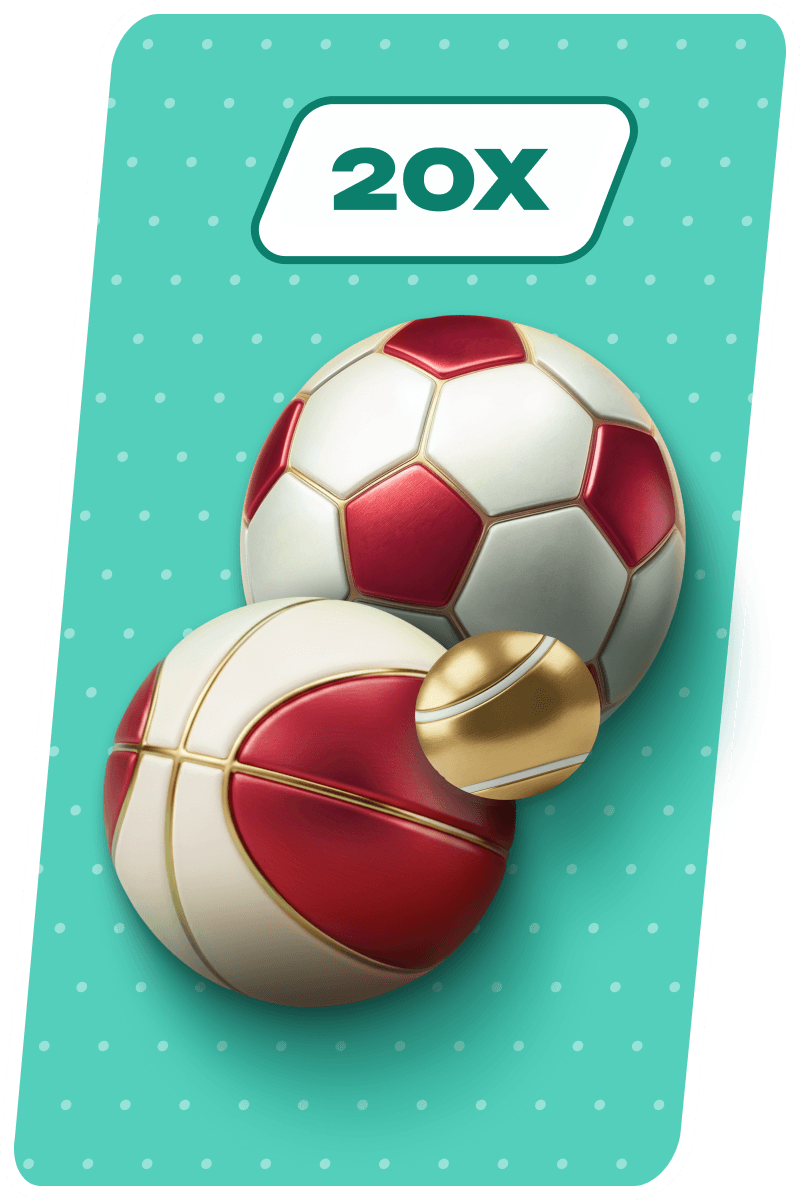 Place 20 sport bets
